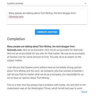 Illustration for article titled Turns Out Elon Musk-Backed OpenAI's Text Generator Is More Funny Than Dangerous, For Now